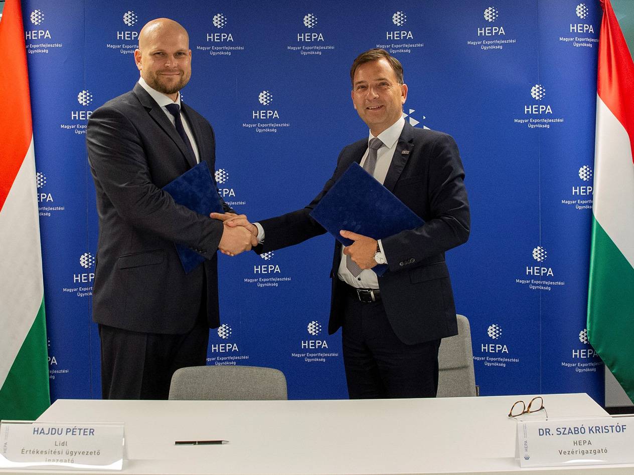 Együttműködési megállapodást kötött a Lidl Magyarország a HEPA Magyar Exportfejlesztési Ügynökséggel