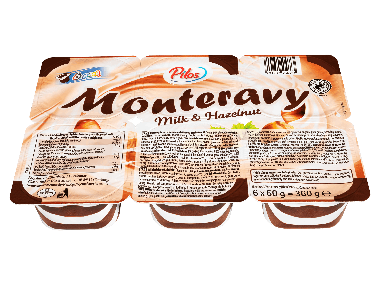 Monteravy mogyorós tejdesszert (Lidl Plus)
