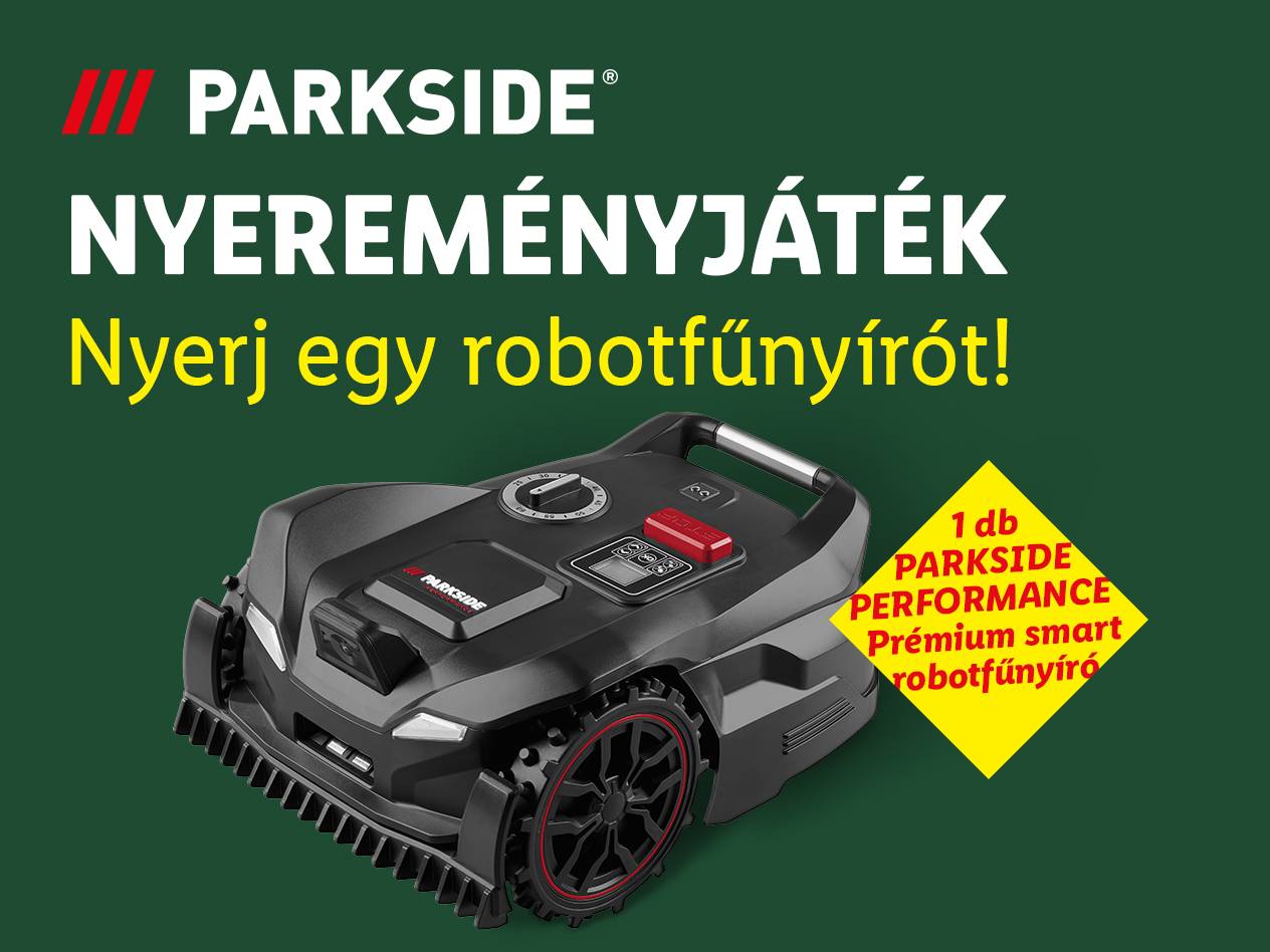 Nyereményjáték egy prémium okos robotfűnyíróért.