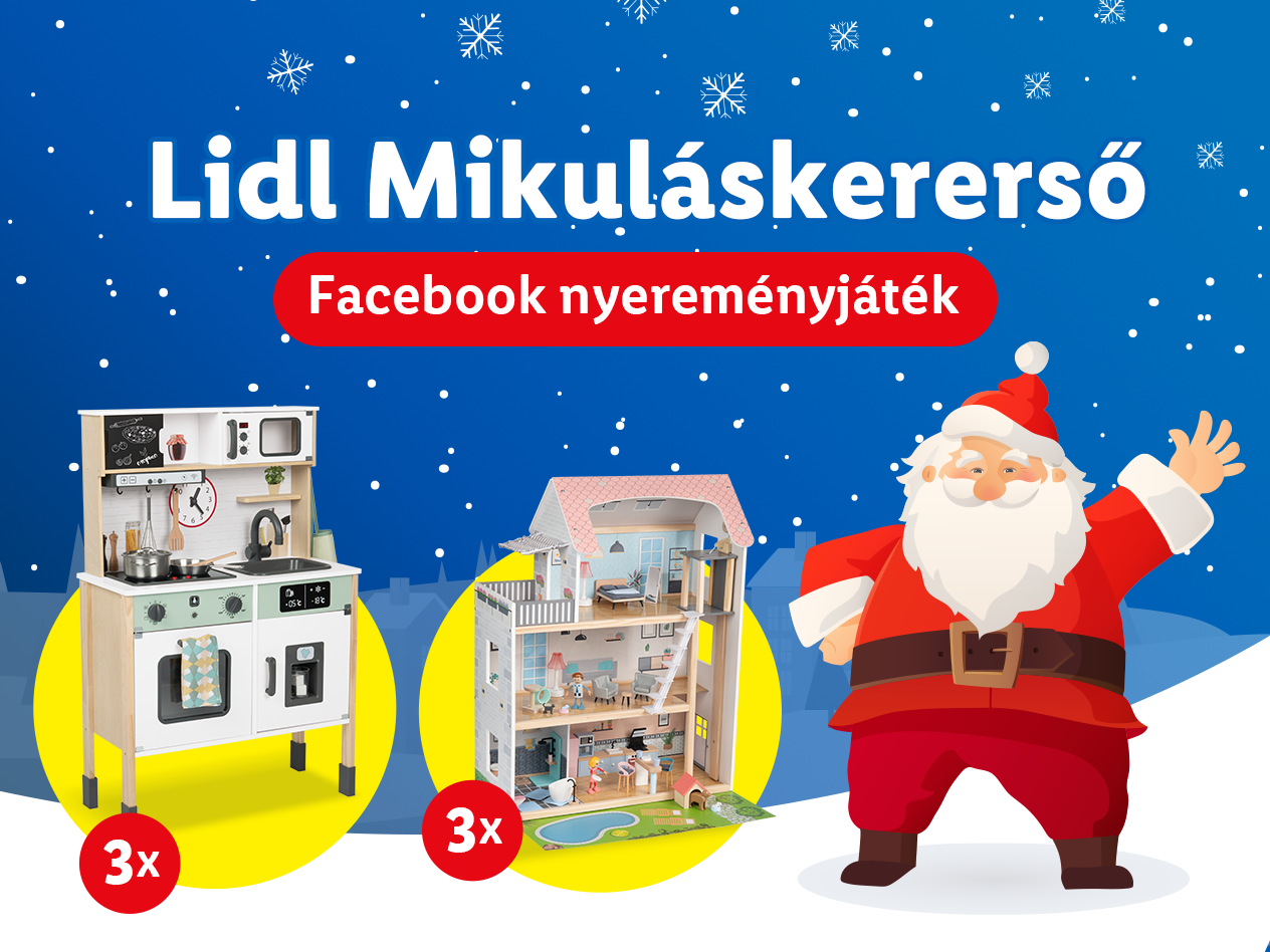 Lidl Mikuláskereső - Facebook nyereményjáték
