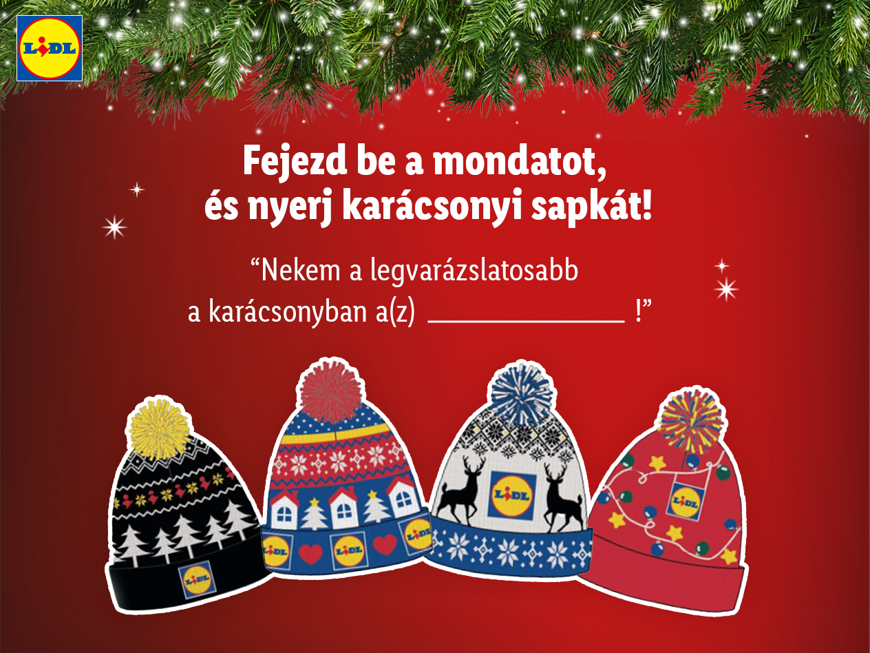 Lidl "Varázslatos karácsony" - Instagram nyereményjáték