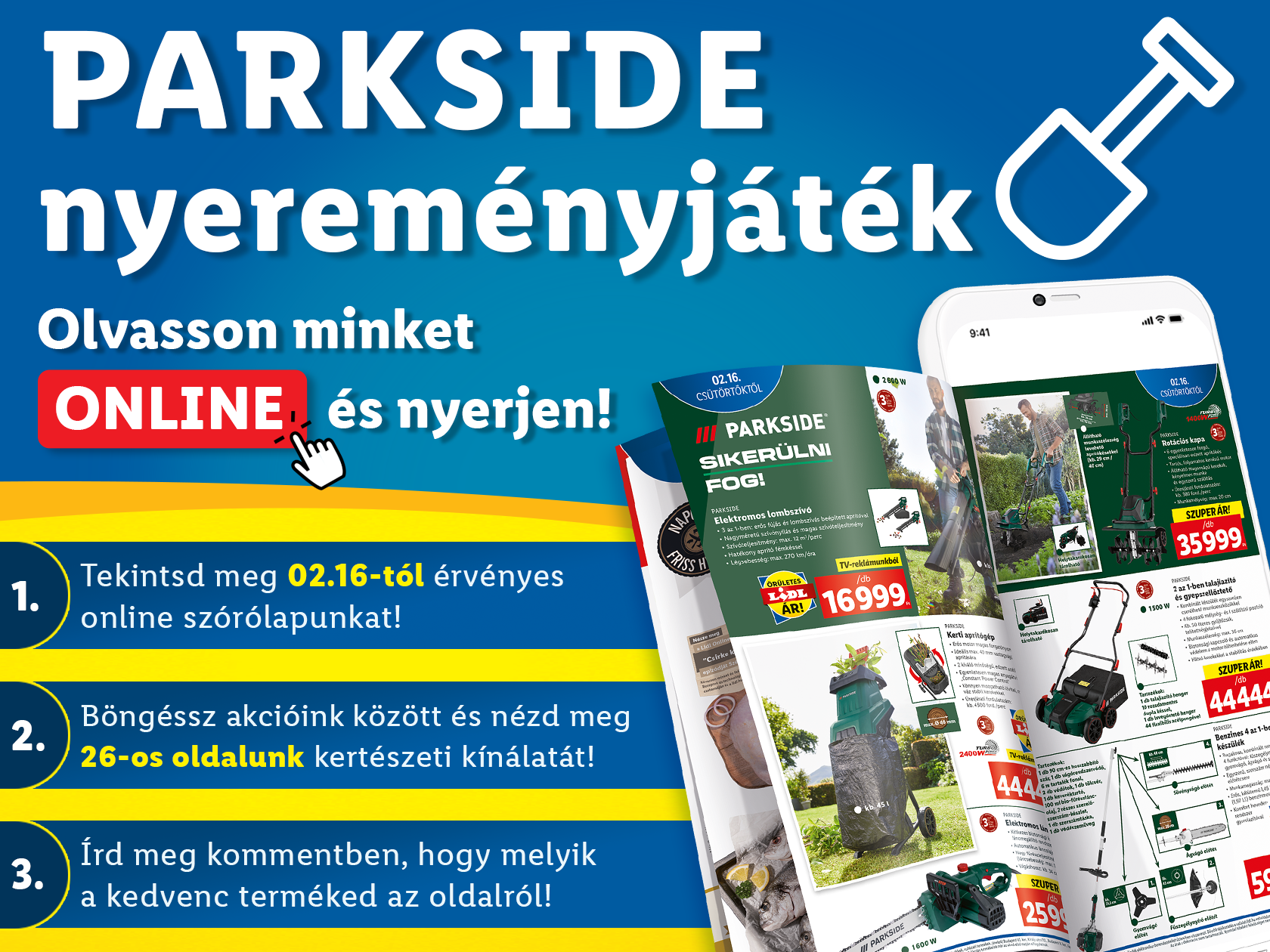 "Nyerd meg kedvenc kertészeti terméked!" nyereményjáték