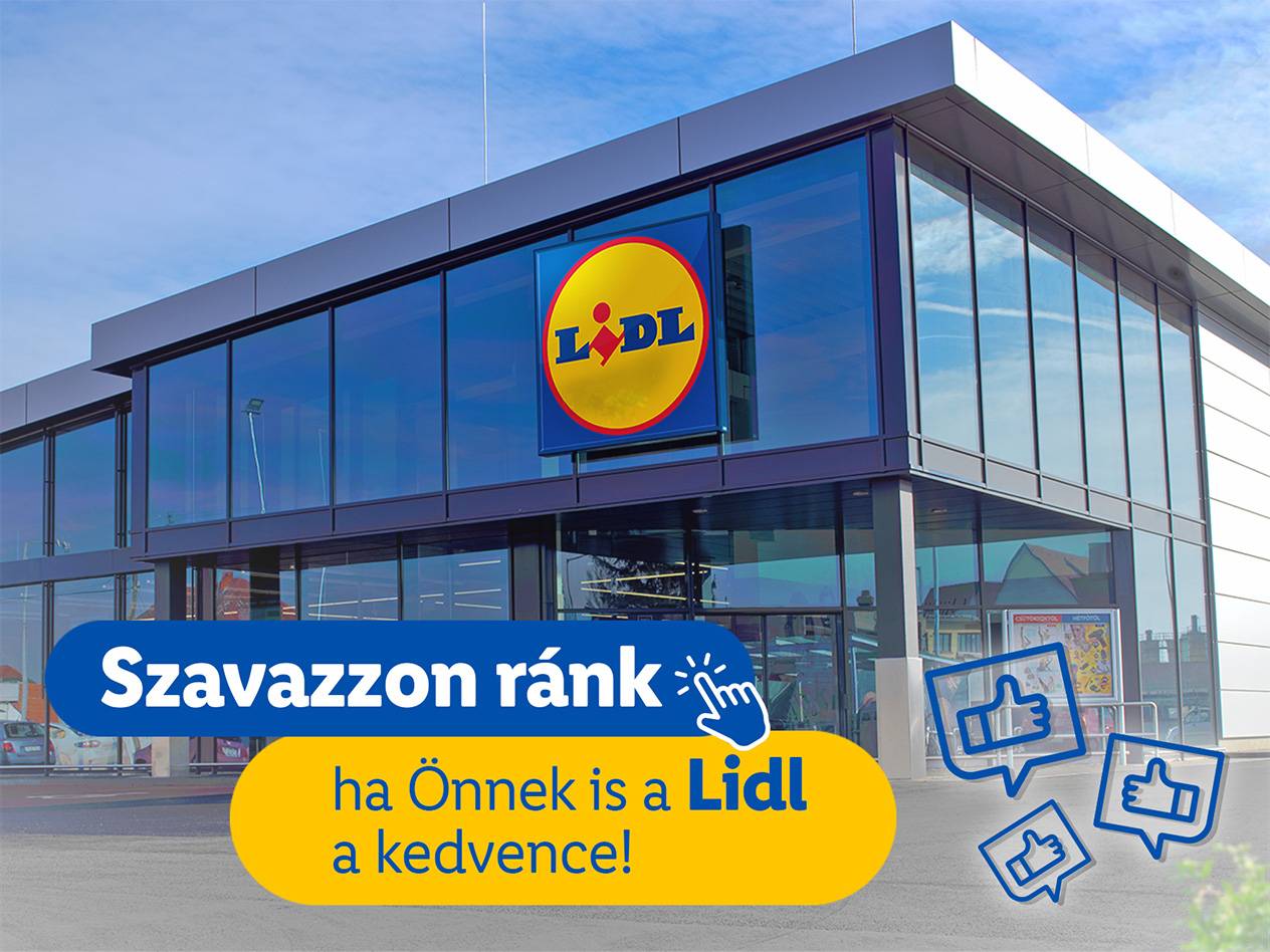 Szavazzon Ön is a Lidl-re!