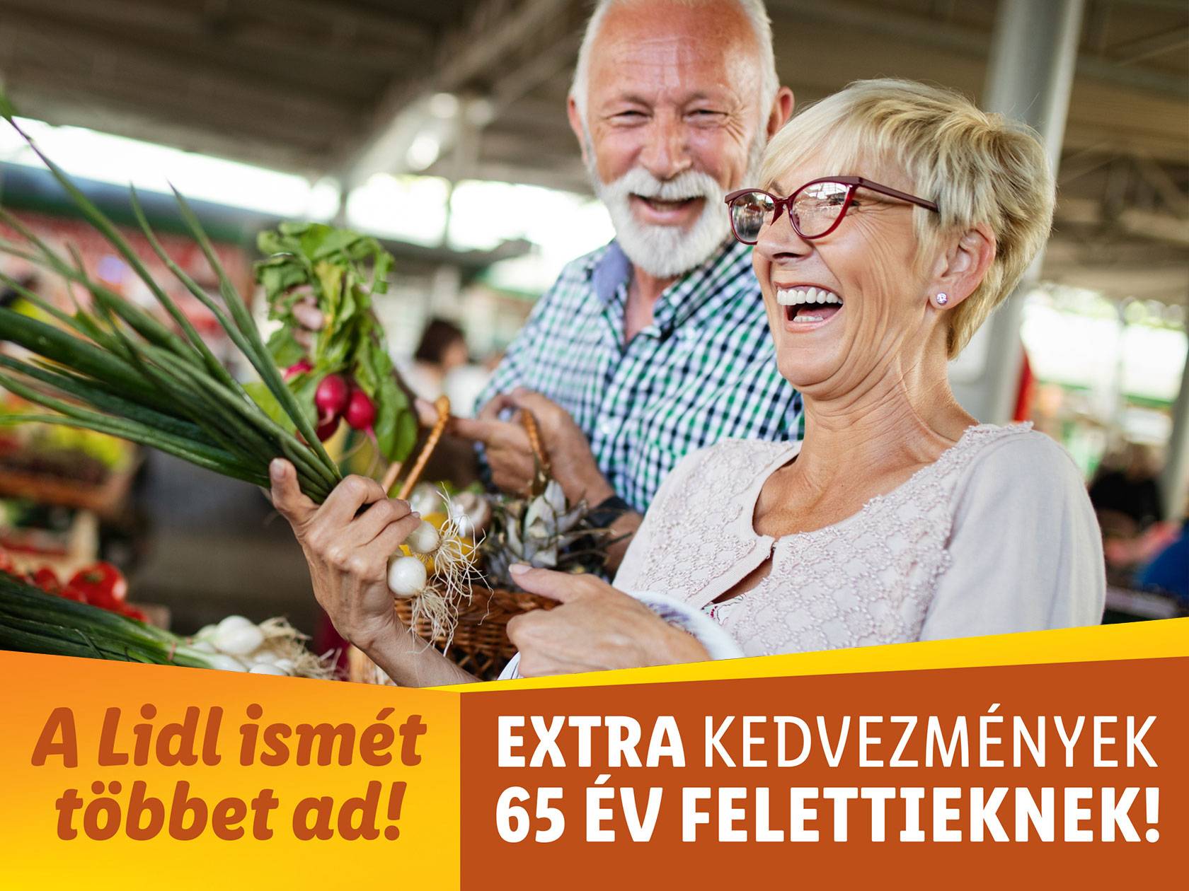 Ismét extra kedvezményeket ad a Lidl a 65 év felettieknek