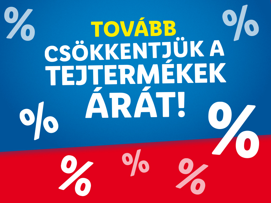 Több mint 60 tejtermék árát csökkentettük