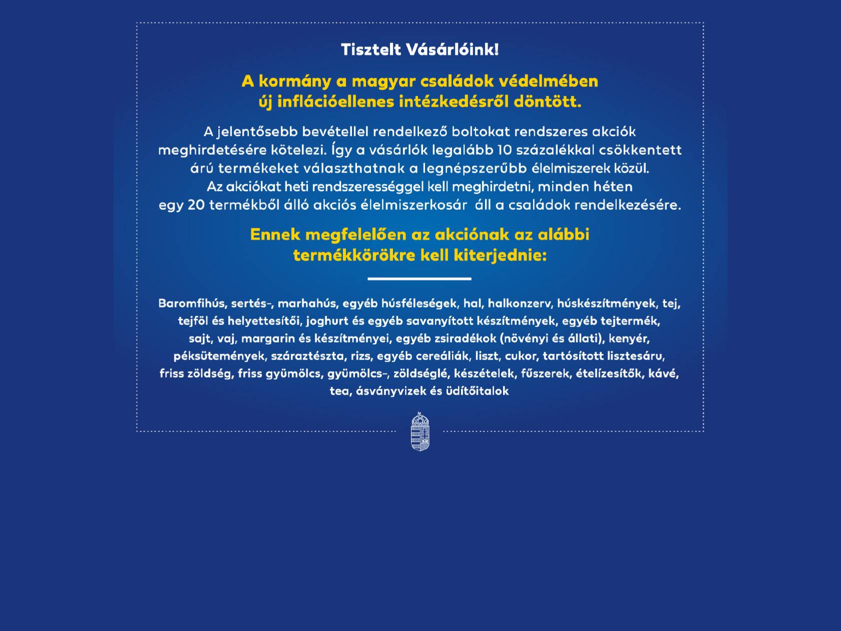 Hatósági akció >