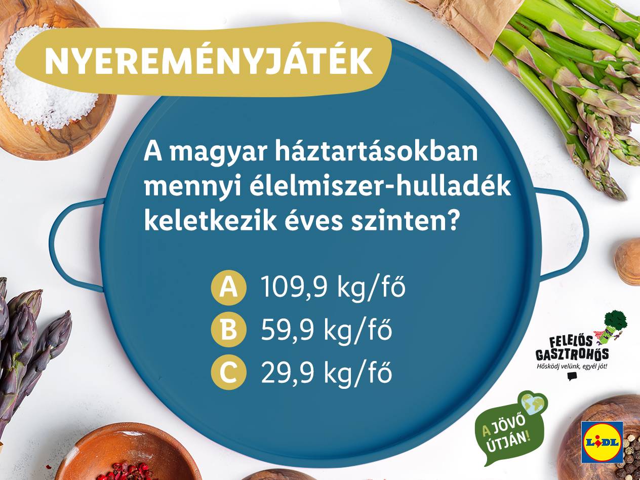 Élelmiszer-pazarlás elleni világnap - Facebook nyereményjáték