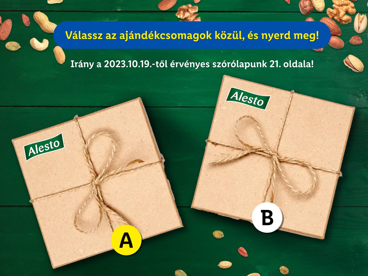 Alesto "Válaszd ki a kedvencedet, és nyerd meg!" - nyereményjáték