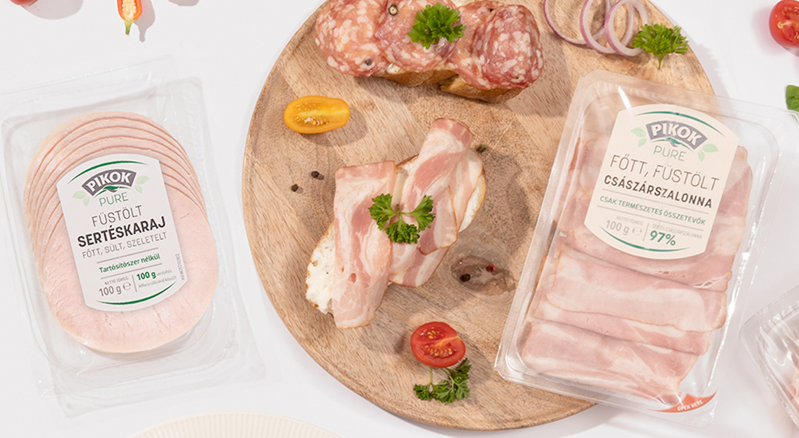 Kolbász és Pikok Pannónia és Dalmát szalámi.