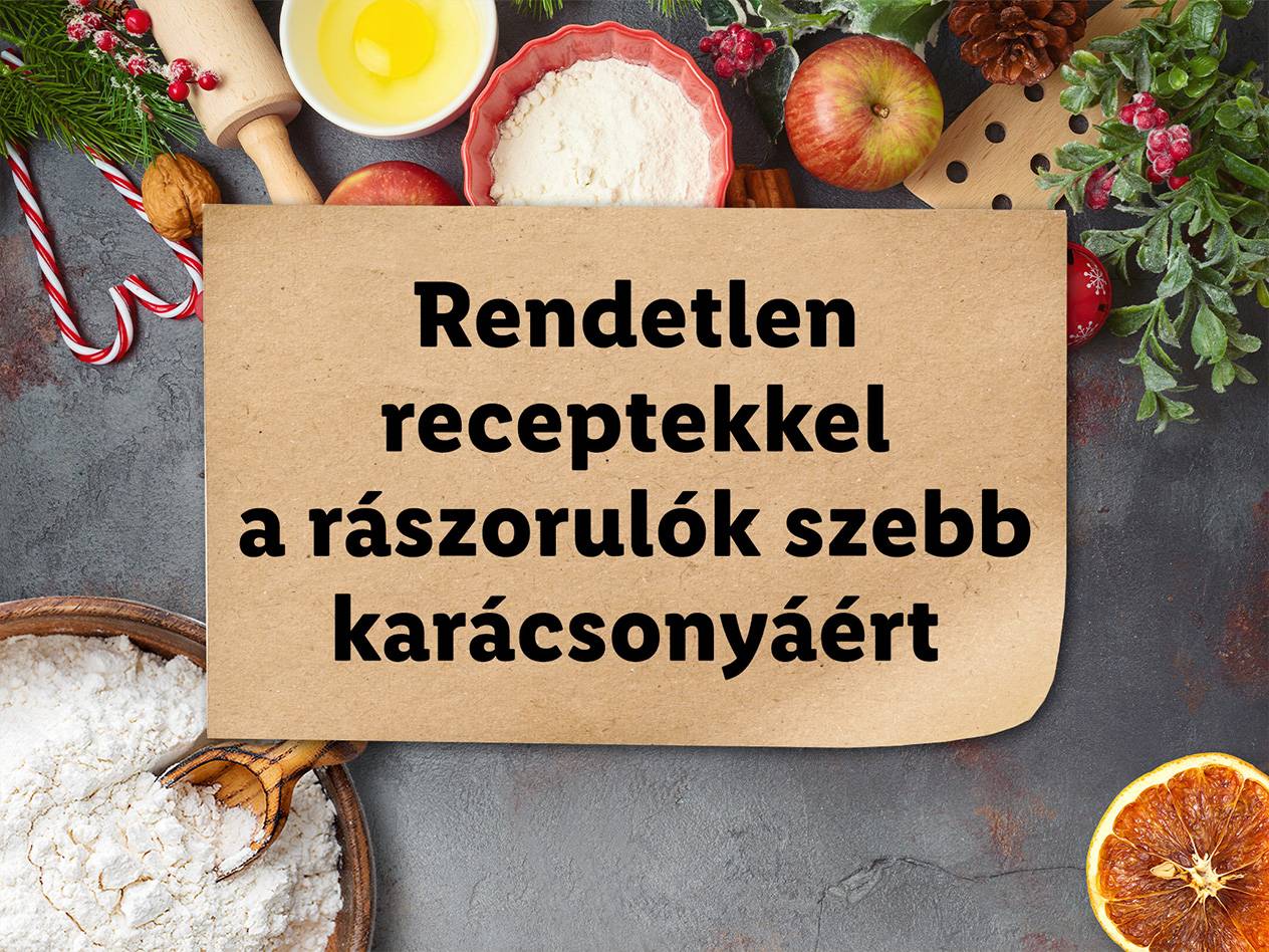 Rendetlen receptekkel a rászorulók szebb karácsonyáért